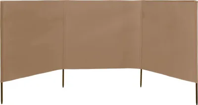Produktbild von vidaXL 3-teiliges Windschutzgewebe 400 x 120 cm Taupe