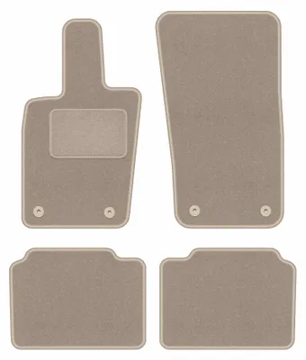 Immagine prodotto di Tappetini in moquette per Porsche Panamera II 2017- (coupé) – set 4 pezzi, beige, su misura – Wielganizator LUX