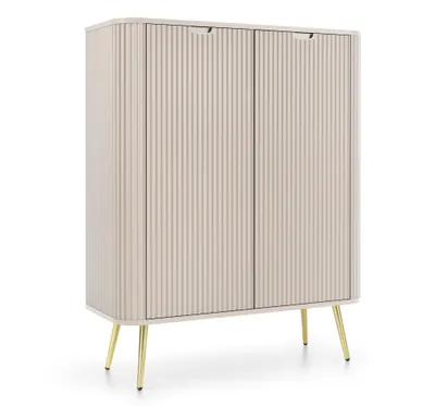 Image de AX LIVING Highboard Armoire Salvia K103 103 cm Moderne en cachemire