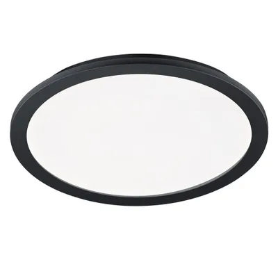 Zdjęcie produktu dla Plafon LED okrągły CAMILLUS czarno-biały 24W Ciepła biel 2000lm tworzywo sztuczne wym:3x40x40cm IP44 RL