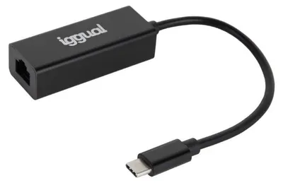 Imagen del producto de iggual Adaptador tipo C a RJ45 Gigabit 1000Mbps