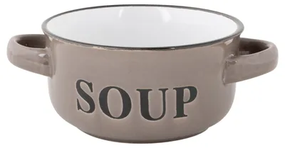 Produktbild von Suppenschalen Classic - taupe - 1x Stuck - 14 x 7 cm - Keramik - Suppenschalen - 470 ml