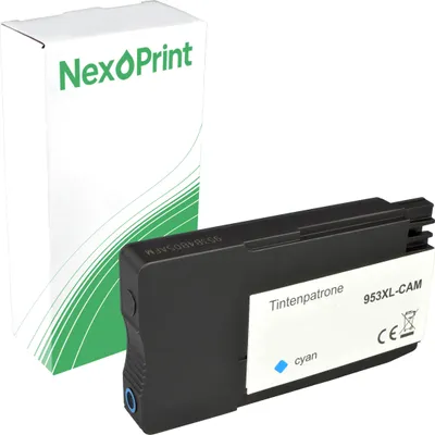 Produktbild von Druckerpatrone kompatibel zu HP F6U16AE 953XL cyan OfficeJet Pro 8720 8719 8718 8715 8710