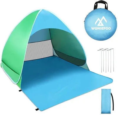 Immagine prodotto di Tenda da spiaggia con protezione UV - portatile e impermeabile - 2-3 persone