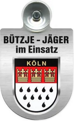 Produktbild von Einsatzschild Windschutzscheibe - Bützje- Jäger im Einsatz - 309752 - 10,5cm x 17cm
