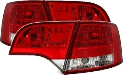 Produktbild von Eagle Eyes LED Rückleuchten Set in Rot Weiss für Audi A4 B7 Avant, Bj. 2004-2008