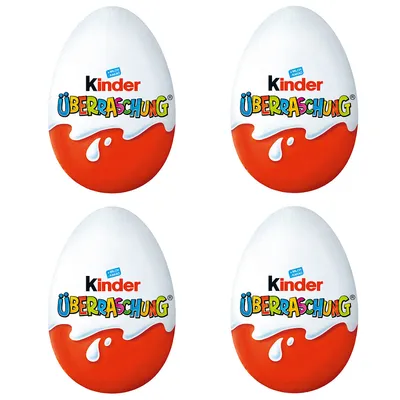 Produktbild von Vajíčko s prekvapením Classic Milk Chocolate Surprise Egg 80g 4-pack