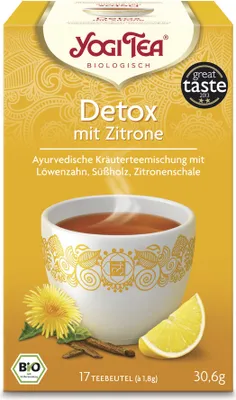 Produktbild von Yogi Tea Feel Pure Zitrone | 17 Beutel | Kräutertee |  | vegan