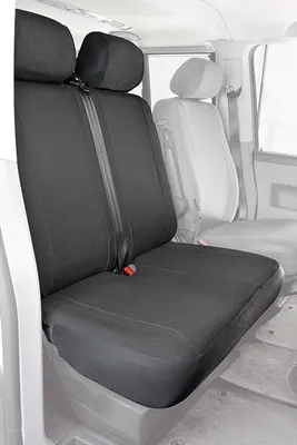 Produktbild von Walser Sitzbezüge für VW T6 Doppelbank vorne aus strapazierfähigem Polyester umlegbar ab BJ 07/2015 - heute, 10524