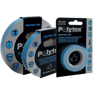 Obrázok produktu pre Páska obojstranná penová 19mmx5m biela 1kg/cm