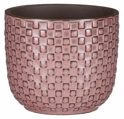 Produktbild von Mica Decorations Pflanzentopf - Keramik - rosa - 11 x 9 cm
