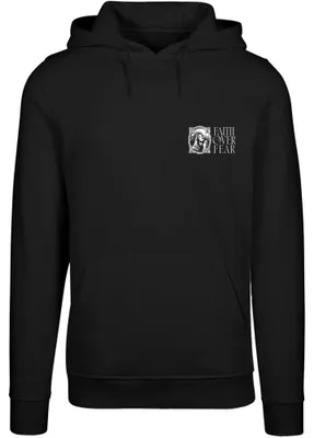 Produktbild von Mister Tee - "Faith Over Fear" Kapuzenpullover für Herren TN2016 (S) (Schwarz)