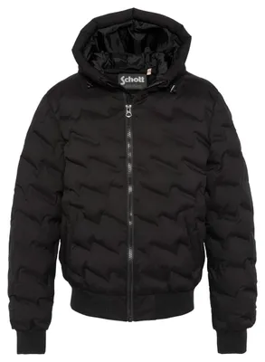 Image de Doudoune Schott NYC pour hommes, modèle Darmell1, couleur noire, taille S
