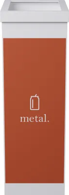 Produktbild von Paperflow Mülltrenner Metall CTSME.13 60l ws