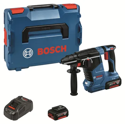 Produktbild von Akku-Bohrhammer mit SDS plus GBH 18V-24 C, 2 x Akku GBA 18V 5.0Ah in L-BOXX