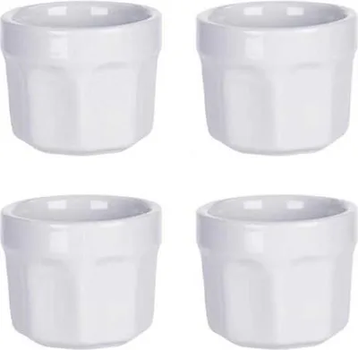 Zdjęcie produktu dla Miseczki na przekąski z porcelany, 4 szt.