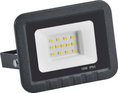 Obrázok produktu pre LED reflektor SMD 10W 4000K 120° IP65 čierny 312440 Polux