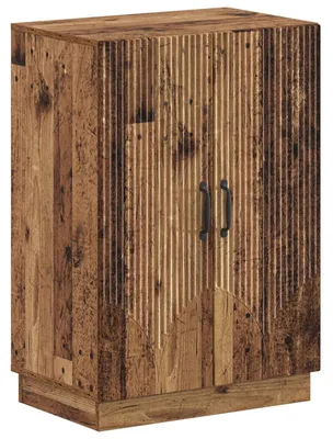 Imagen del producto de vidaXL Armario para zapatos HOORN, 59,5 x 39,5 x 87 cm, material de madera, aspecto de madera envejecida