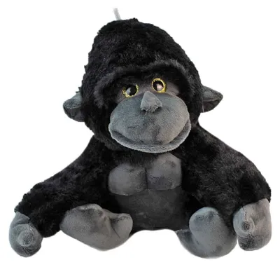 Obrázek produktu pro Malá plyšová gorila, černá barva - cca 24 cm