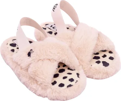 Produktbild von Barbie - Dievčenské papuče s umelou kožušinou NS7052 (30 EU) (Ružová)