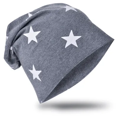 Produktbild von Kinder Beanie KleinStern Anthrazit XL