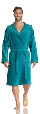 Produktbild von Vossen Damen & Herren Bademantel Texas Lagoon, m