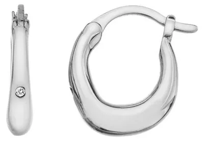 Produktbild von Huggies Silberohrringe mit Diamanten DE693