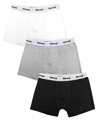 Produktbild von Money - Unterwäsche für Herren, Baumwollmischung (3er-Pack) GT16039 (XXL) (Grau meliert/Schwarz/Weiß meliert)