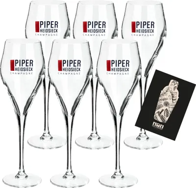 Produktbild von Piper Heidsieck 6x Champagner Gläser 6er Set