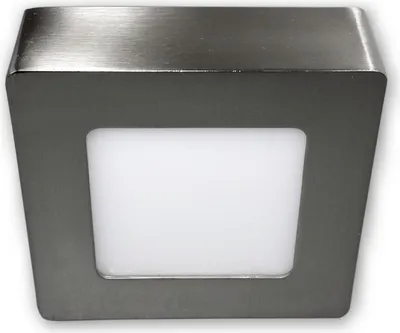Produktbild von C-Light 6 W - LED Aufbauleuchte eckig 230 V - alu gebürstet