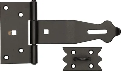 Produktbild von KOTARBAU® Sicherheitsüberfalle 160 x 35 mm Überfalle Überfallescharnier Scharnier Türriegel Vorhängeschloss Verrieglung Klappriegel Kellerverschluss