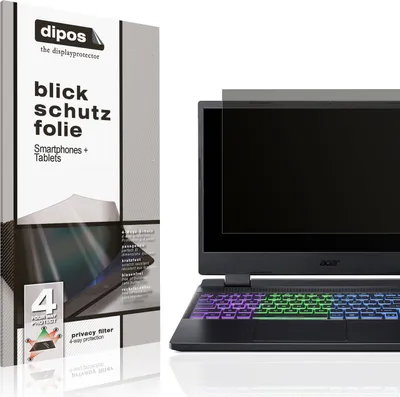 Produktbild von Blickschutzfolie für Acer Nitro 5 AN515-58 matt Schutzfolie Folie Display Schutz dipos