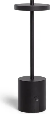 Produktbild von LED Tischlampe tragbar mit wiederaufladbarem USB-Akku Jawania Schwarz