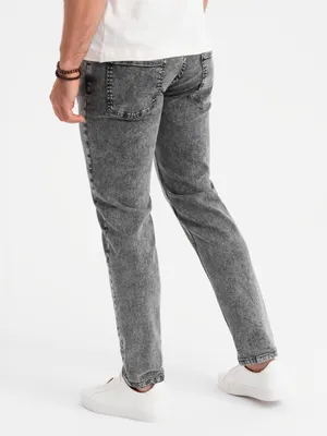 Produktbild von Ombre Clothing Denim-Hosen für Männer Kaifg grau M