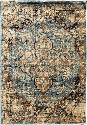 Image de Tapis oriental à motif ethnique MADALLIA