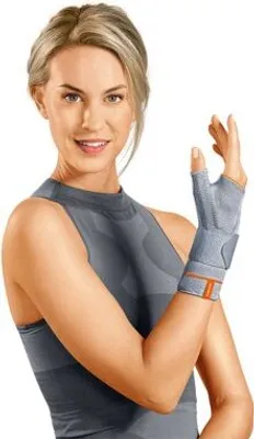 Produktbild von Handgelenkbandage MANUDYN POLLEX platinum>>>>Gr. XL links