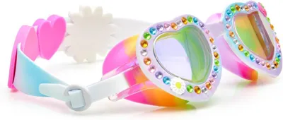 Produktbild von Bling2O Kinder Schwimmbrille lila Silikon UV-Schutz Schwimmbrille