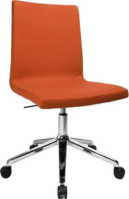 Produktbild von Topstar Besucherstuhl Cube EA390 L54 orange Stoff