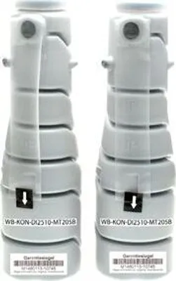 Produktbild von Kompatibler Toner (VE=2 Stk.) für Konica Minolta 205B Schwarz von ABC