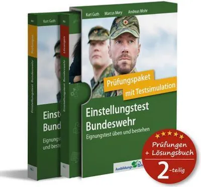 Produktbild von Einstellungstest Bundeswehr: Prüfungspaket mit Testsimulation