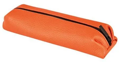 Produktbild von Schüleretui Faulenzer Origami Polyester 200x65mm Spicy orange Packung mit 2 Stück