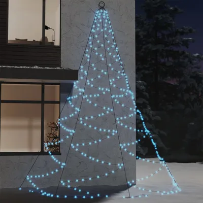 Zdjęcie produktu dla vidaXL Kinkiet LED z metalowymi haczykami 720 LED biały zimny 5m wewnętrzny zewnętrzny