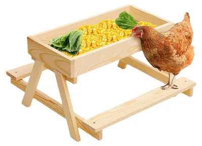 Productafbeelding van Grote Kippentafel met Mesh Bodemstandaard