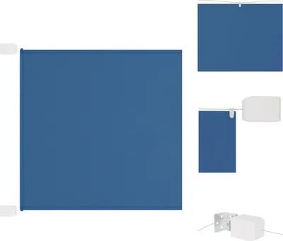 Produktbild von vidaXL Senkrechtmarkise Blau 140x1000 cm Oxford-Gewebe -  Sonnenschirme & Sonnenschutze