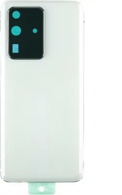 Produktbild von Gehäuse Rückseite für Samsung Galaxy S20 Ultra Backcover Akkudeckel hinten Kameraglas Abdeckung, Weiß