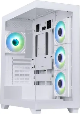 Produktbild von PC Gehäuse, BITFENIX CETO Premium Edition, Midi-Tower, ATX, A-RGB Lüfter, Tempered Glass, Weiß