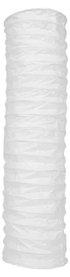 Lampenschirm Reispapier 99x22x22cm Elfenbein