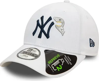 Produktbild von New Era Child Cap 9FORTY Repreve New York Yankees Icon Shark white