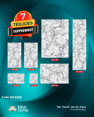 Produktbild von 7-teiliges Teppich-Set CK 5298