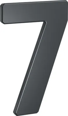 Immagine prodotto di BASI - Numero civico - HN 160 - 7 - Acciaio antracite - 7300-1007
